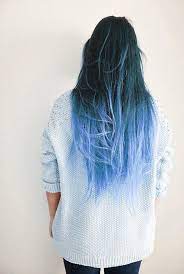 Ashley Alexander Aalexander3150 Blue Ombre Hair Hair Styles Dip Dye Hair