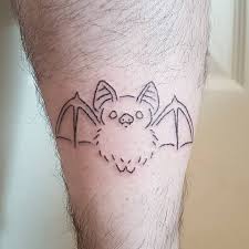 Erika Jeanne Handpoked Tattoos On Instagram This Little Fluffy Pal S Name Is Felix As Dubbed By Their New Forever Owner Simplistic Tattoos Tattoos Bat Tattoo