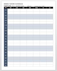 I like to make a rotation schedule for a dinner party where everyone is new, so the idea is that everyone gets a chance to meet as many new people as any good way to make a schedule? Free Work Schedule Templates For Word And Excel Smartsheet