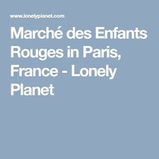 Marche Des Enfants Rouges Paris France Restaurants Lonely Planet Paris France