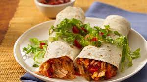 Easy Chicken Rice Burritos Recipe Pillsbury Com