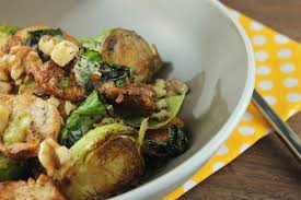 Balsamic Chicken And Brussels Sprouts Recipe Recipe Recipes Sprout Recipes Low Carb Dinner Recipes