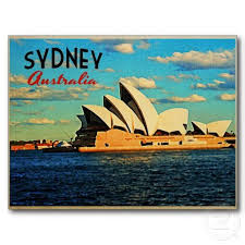 Sydney Australia Postcard Vintage Posters Sydney Australia Vintage Postcards