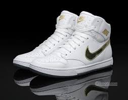Black And Gold Nike Shoes High Tops Nike Wmns Royalty High White Gold Black Sport Red Sneakernews Com Nike Sneakers Women Nike Shoes Women Nike