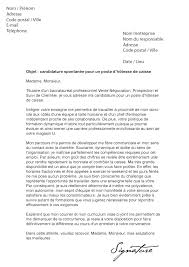 Lettre De Motivation Super U Hyper U Modele De Lettre