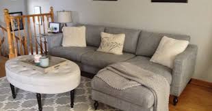 Karlstad Sofa And Chaise With Enfield Style Stained Onyx Ikea Corner Sofa Sofa Design Ikea Sofa Bed