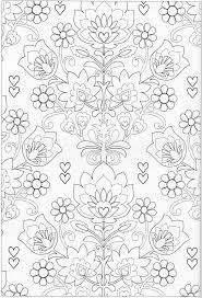 Scandinavian Coloring Book Pg 40 Coloring Books Flower Coloring Pages Pattern Coloring Pages