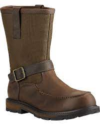 Ariat Men S Waterproof Steel Toe Groundbreaker Work Boots Pull On Work Boots Work Boots Boots Men