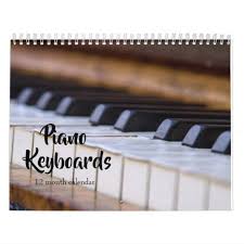 We offer five different calendar sizes in two file formats. Piano Keyboards 2021 Calendar Zazzle Com Piano Calendar Gifts For Family