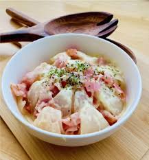 新 玉ねぎ ベーコン レンジ