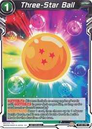 Cards are freshly pulled from boosters packs to provide excellent condition cards perfect for a collection or building a deck to crush the competition! Three Star Ball Dragonball Super Tcg Trollandtoad