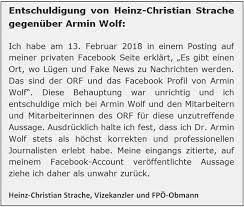 Herr Strache entschuldigt sich › Blog von Armin Wolf
