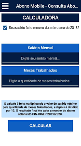 A antecipação do abono salarial acontecerá no mês de abril. Abono Mobile Consulta Abono Salarial 2019 2020 For Android Apk Download