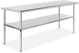 Stainless steel top is spacious and wide enough to store and display your kitchenware, fruit, wine bottles or glasses. Amazon Com Stainless Steel Kitchen Island