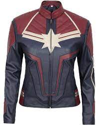 Captain Marvel Leather Jacket Captain Marvel Carol Danvers Jacket Marvel Jacket Leather Jackets Women Captain Marvel Costume