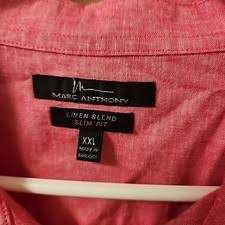 Las mejores ofertas en Tamaño Regular de lino Marc Anthony Informal Con  Botones camisas para hombres