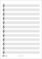Click on either image above for single page pdf files of these blank sheet music files. Print Manuscript Paper Download Print Ds Music