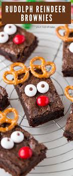 Like your dirt cups a touch more chill? Easy Rudolph Brownies Your Cup Of Cake