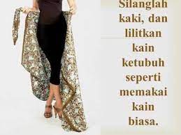 Membuat Kain Lilit Tanpa Dijahit Youtube Kebaya Rok Kebaya Tutorial