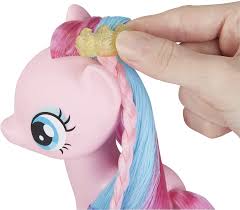Start with a new hairstyle for her dark purple hair and put some rainbow highlights in it. Amazon Com My Little Pony Magical Salon Pinkie Pie Toy 6 Hair Styling Fashion Pony Toys Games