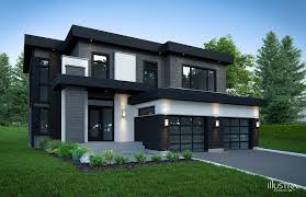Plans De Maison En 3d Les Entreprises Lachance Avec Devanture Maison Moderne I Modern Exterior House Designs Modern Small House Design Modern House Floor Plans