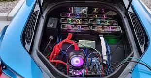 The first step is to download the blockchain from the official website how much money can you make gpu crypto mining at home? Us Man Installs Crypto Mining Rig In Hybrid Bmw Sportscar Coindesk