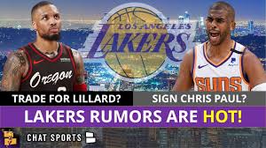 Check out news surrounding lakers games, including highlights, player interviews, practice reports, and game recaps. Los Angeles Lakers Rumors Damian Lillard Trade Lebron James Wants To Team Up With Chris Paul Youtube