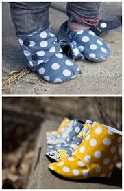 Baby booties (fabric) | deliciously me december 12th, 2013. Maggie S Stay On Baby Booties Sewing Pattern 0 24mths Sew Modern Kids