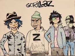 I will do the other 3 characters probably ;) Gorillaz Draw Style Popular Century