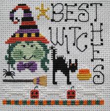 Click on the image below to download the free pattern or click here. Best Witches Cross Stitch Pattern Witch Cross Stitch Pattern Halloween Cross Stitch Patterns Witch Cross Stitch