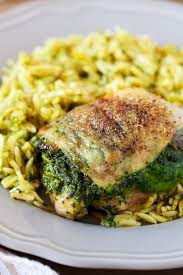 Creamy Spinach Stuffed Chicken With Orzo The Pkp Way