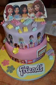 Girls Lego Cake For My Daughter Lego Friends Cake Birthday Cake Girls 8th Birthday Cake