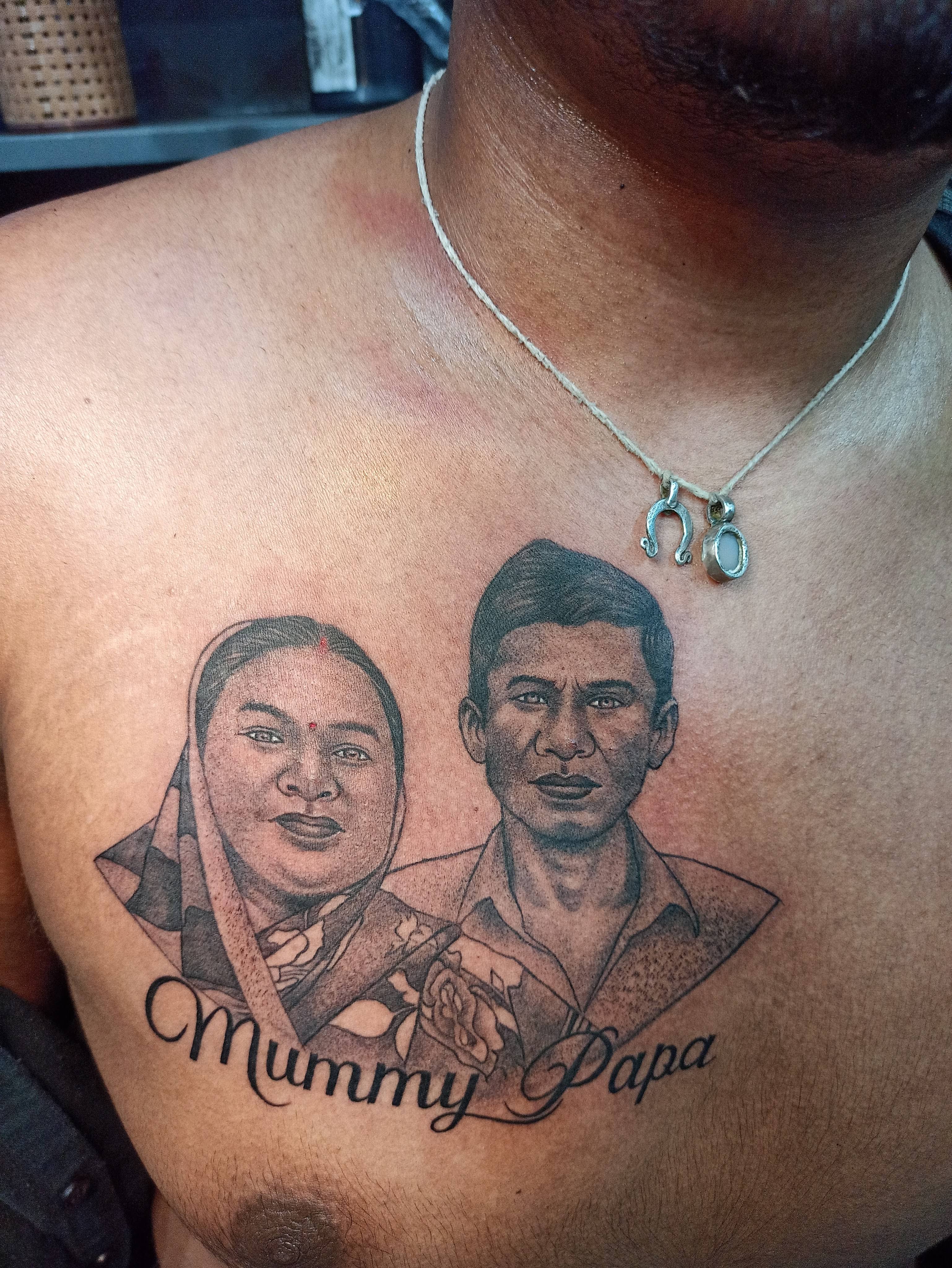 Mom dad Portrait tattoo product image
