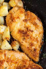 Quick And Easy Chicken And Potatoes Recipe Homemade With Simple Ingredients In One Pot Over In 2020 Easy Chicken And Potato Recipe Potato Recipes Easy Potato Recipes