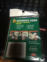 Laminating Sheets Business Card Size 2 1 2 X 3 7 8 20 Pack Pouches Medical Business Card Business Card Size Cards
