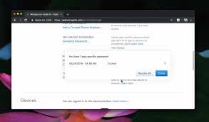 If you revoke app specific passwords, the app in question cannot access icloud. How To Create App Specific Passwords For An Apple Id