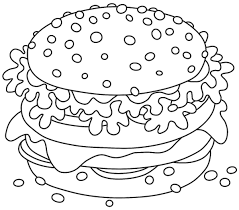 Coloring page, drawing, picture, school, education, primary school, educational image: Printable Coloring Pages Of Food Novocom Top