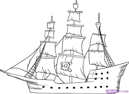 Ship Drawing Pirate Ship Drawing Ship Drawing Pictures Of Pirate Ships
