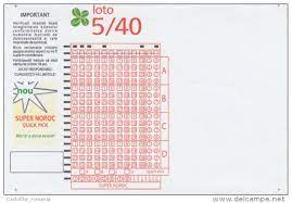 Numar castiguri valoare castig report; Lottery Tickets Romania Lottery Ticket Loto 5 40 Unused Ticket New