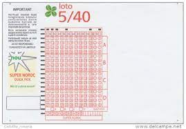 Numar castiguri valoare castig report; Lottery Tickets Romania Lottery Ticket Loto 5 40 Unused Ticket New