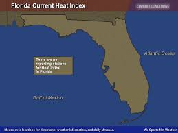 Florida Heat Index Map Air Sports Net