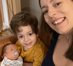 Tina O'Brien gave birth to son Beau in just 2 hours