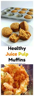 Add in cinnamon (1/4 tsp), brown sugar, and vanilla to the cake mix batter. Healthy Juice Pulp Muffins Love To Be In The Kitchen