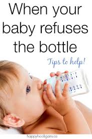 My baby refused to drink enfamil. What To Do When Your Baby Won T Take A Bottle Happy Hooligans