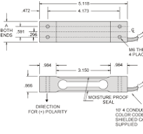 ESP Series economical single point bending beam Load Cells