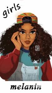 Cute Black Girls Wallpapers For Girls Android Wallpaper App Black Girl Art Black Girl Magic Art Girl Wallpaper