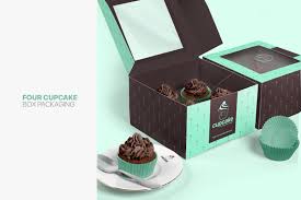 Download Cupcake Box Packaging Mockups Bundle In Packaging Mockups On Yellow Images Creative Store