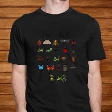 Insects are a diverse group of arthropods and include among others ants, butterflies, caterpillars, fleas, bees, and ladybugs. Kids Types Of Insects Print Bug Identification Science Shirt Teeuni Store