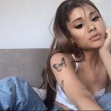 ariana grande butterfly tattoo 