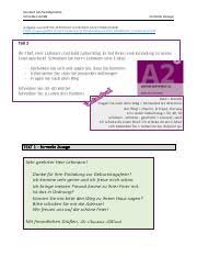 Schreiben sie nun selbst einen brief! 44 Schreiben Aufgabe 1 B1 B2 Pdf Goethe Zertifikat Deutsch B1 Schreiben U2013 Aufgabe 1 Arbeitszeit 20 Minuten Sie Haben Vor Einer Woche Ihren Course Hero